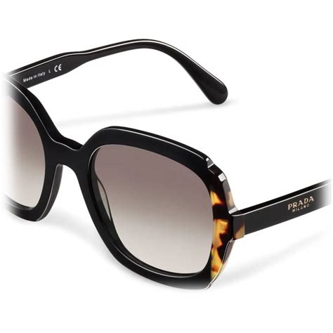 prada big black sunglasses|knock off black Prada sunglasses.